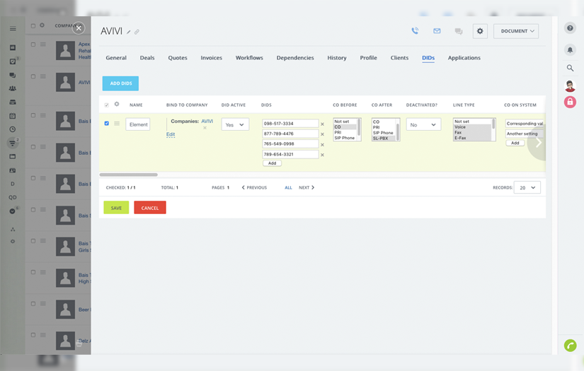 Group edit mode for custom fields in the Bitrix24 List view screenshot 2